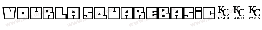 Vourla SquareBasic字体转换